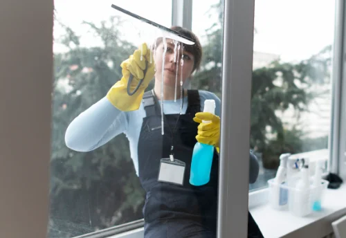Nettoyage de vitres intérieures et extérieures à Saint-Michel-en-l'Herm